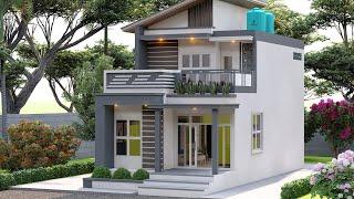 It's very special...! Beautiful and Luxury -3 Bedroom Small House, Special House Design 6x12 meters