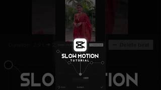 Slow Motion Tutorial in Capcut | #howtoedit #capcut #shorts