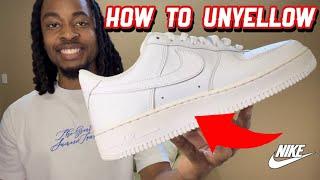 HOW TO CLEAN AIR FORCE 1 (EASIEST WAY TO CLEAN THE SOLE)