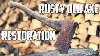 Amazing Antique Abandoned Axe Restoration