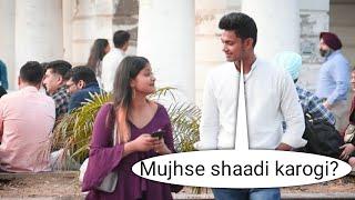 Mujhse shadi karogi ( prank on law student ) with twist || crazy vishal