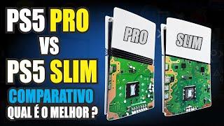 PS5 PRO vs PS5 SLIM, análise Técnica, comparativo, desmontagem, teardown.