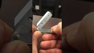 Hinged Shavette Barber Razor Blade Install #shaving #skincare #razor #blade #barber