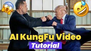 How to Make AI Kungfu Video with Hailuo AI | Viral Kungfu AI Video Tutorial