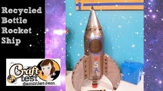 Soda Bottle Rocket ship- Recycle Craft!