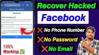 How to Recover Hacked Facebook Account 2024 | Facebook Account Hacked how to Recover 2024