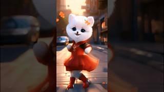 cute cat dance ||new whatsapp status||cute cat||trending#trend#shorts#new status#cat #shorts