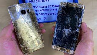 Destroyed Samsung Galaxy S7 Edge Phone Restoration