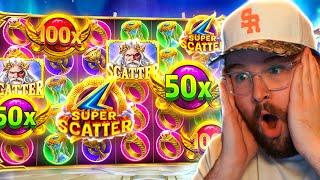 My BIGGEST Win EVER on Gates of Olympus SUPER SCATTER...