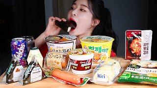 편의점 꿀조합 ️ 컵라면, 삼김에서 디저트까지 먹방/THE BEST KOREAN CONVENIENCE STORE FOODS! MUKBANG 韓国コンビニ料理 Toko Makanan