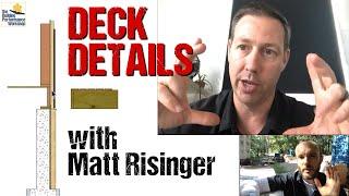 High Performance Deck Details with Matt Risinger