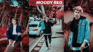 How To Edit Moody Red effect In Lightroom | Lightroom Editing | Lightroom Mobile Tutorial | free DNG