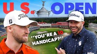 US Open Champ CHALLENGED Me to Break 100 at Pinehurst No. 2