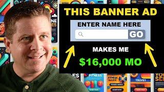 Simple Banner Ad + One Page Website = Make Money Online!