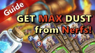 [Guide] How to get Max Dust from Hearthstone Nerfs!