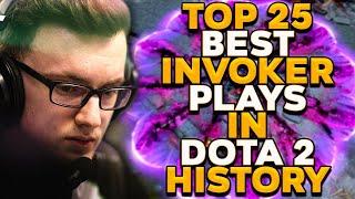 TOP 25 BEST INVOKER MOMENTS in DOTA 2 HISTORY