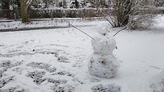 WINTER 2023 - Erster SCHNEE in OSTWESTFALEN - SNOW