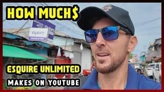 This Is How much money Esquire Unlimited makes on YouTube 2024