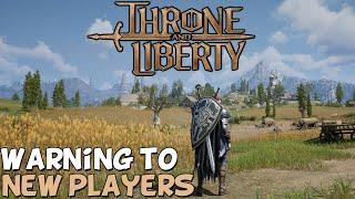 Throne And Liberty: A Warning To New Players