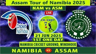 Namibia vs Assam | NAM vs ASM | 2nd One Day of Assam tour of Namibia 2025 live | ASM vs NAM Live