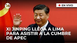   EN VIVO | XI JINPING llega a LIMA para asistir a la Cumbre de APEC