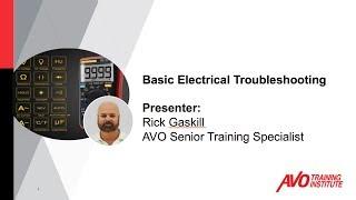 Webinar: Basic Electrical Troubleshooting