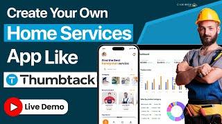 Create Your Own Home Service App Like Thumbtack | Thumbtack Clone App | Live Demo