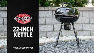 22-inch Kettle Charcoal Grill by Char-Griller