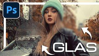 Create your own glass effect in Photoshop! | Tutorial German