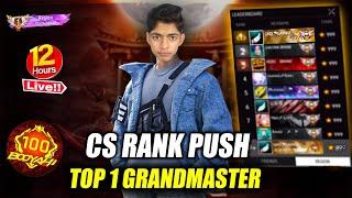 [LIVE]New Season  Cs Rank Push To Top 1 GrandMaster  Against Panel Users | Garena Free Fire