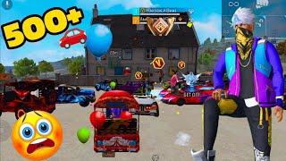 200+ Ff Cars In One Match Only Map Cars  Impossible Challenge  - Garena Free Fire