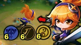 EASY 666 SYNERGY LINEUP WITH FANNY SKILL 3 | Magic Chess Mobile Legends