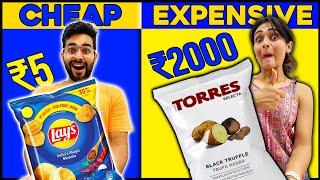 CHEAP VS EXPENSIVE FOOD CHALLENGE  || We Took This To The Next Level 