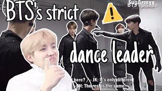 When Hobi switches to "dance teacher mode"