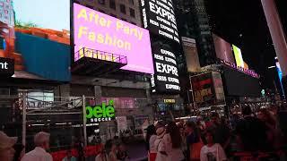 Filming Times Square Billboards