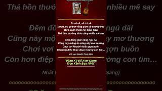 Video Ngắn - Thơ Trích Đoạn - 581 - #shorts — Nghe Nhạc Bằng Thơ - Thơ Hay - Thư Thái Qua Vần Thơ
