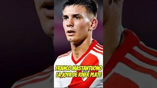 Franco Mastantuono, la joya de River Plate #futbol #riverplate #mastantuono