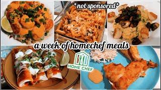 A FULL WEEK OF HOME CHEF MEALS *not sponsored* || Honest Review of Home Chef