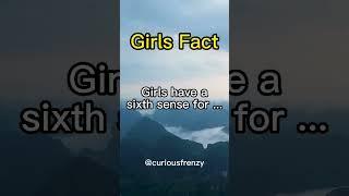 Psychology Facts About Girls Sixth Sense  #shorts #psychologyfacts