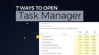 7 different ways to open your Task Manager