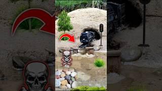 "Train Enters Tunnel but Faces Sudden Danger | Realistic Diorama Disaster"