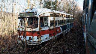 Exploring an Abandoned Streetcar Graveyard