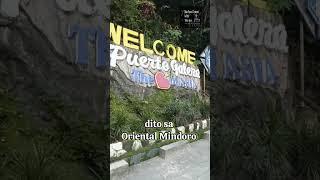 TAMARAW FALLS, sign na nakapasok ka na sa magandang bayan ng Puerto Galera #travel #mindoro #beach