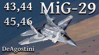 Model MiG-29 - 1/24 DeAgostini - Issues 43,44,45,46