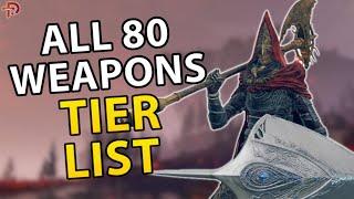 RANKING ALL 80 NEW DLC WEAPONS!! - Elden Ring: Shadow Of The Erdtree | Best Tier List