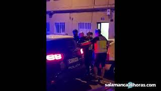 Abucheos e insultos durante la detención del presunto asesino de Garrido en Salamanca