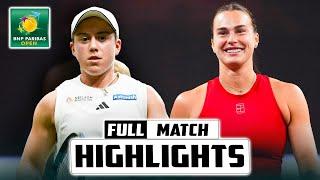 Aryna Sabalenka vs Sonay Kartal Round 4 Highlights - Indian Wells 2025