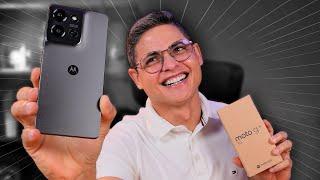 CHEGOU! Motorola MOTO G75 é um BOM CELULAR? Unboxing e Impressões