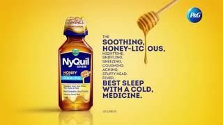 Vicks NyQuil Honey Commercial (2020-2021, 15sec)