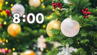 8 Minute Christmas Countdown Timer | Christmas Background | Christmas Music